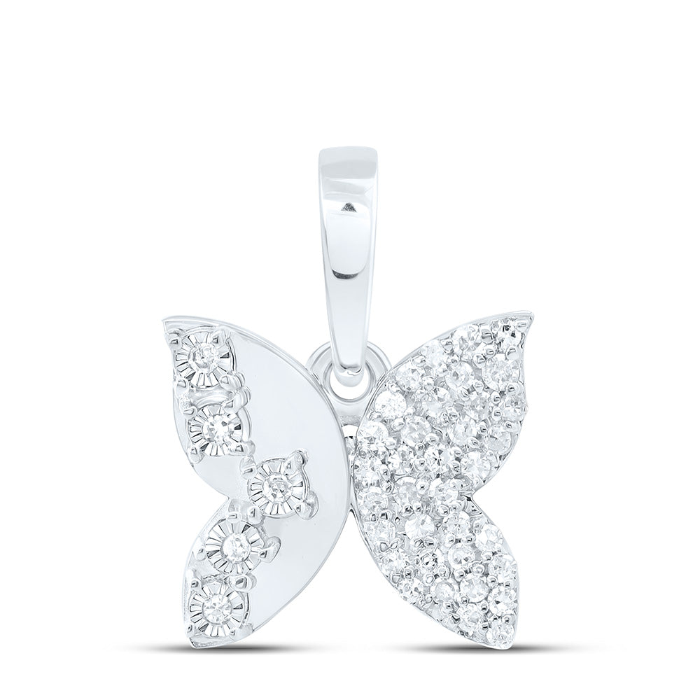 1/8CTW-NAT DIA P1 GIFT BUTTERFLY PENDANT Daisy Joyeria