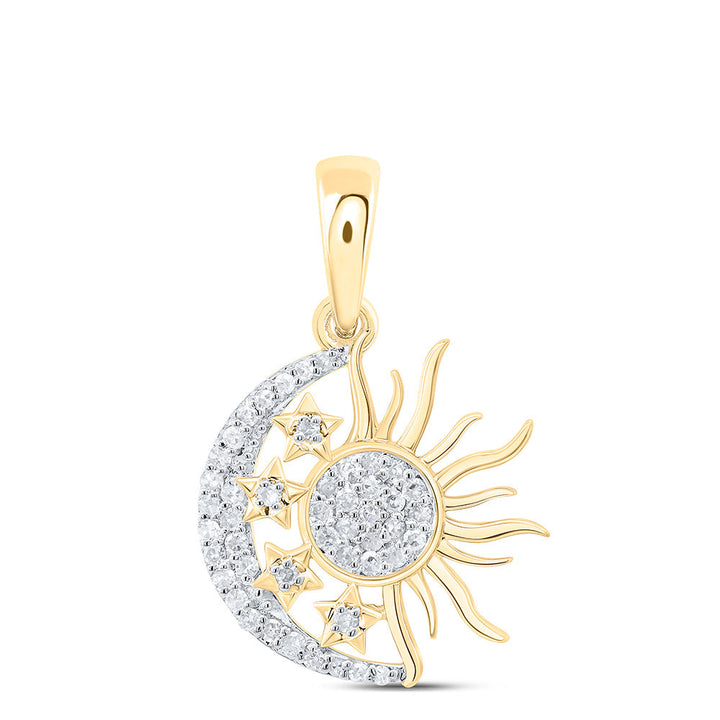 1/5CTW-NAT DIA P1 GIFT PENDANT Daisy Joyeria