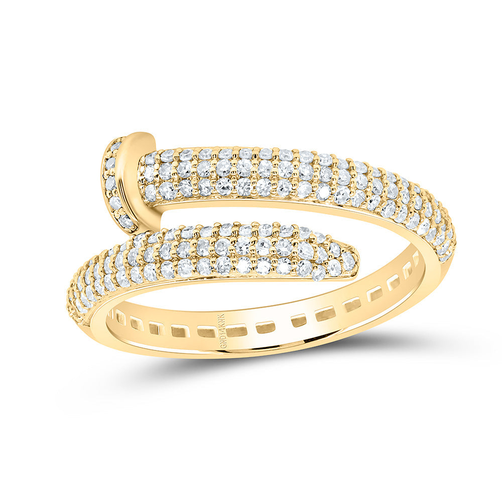 1/2CTW-NAT DIA NK FASHION NAIL RING Daisy Joyeria