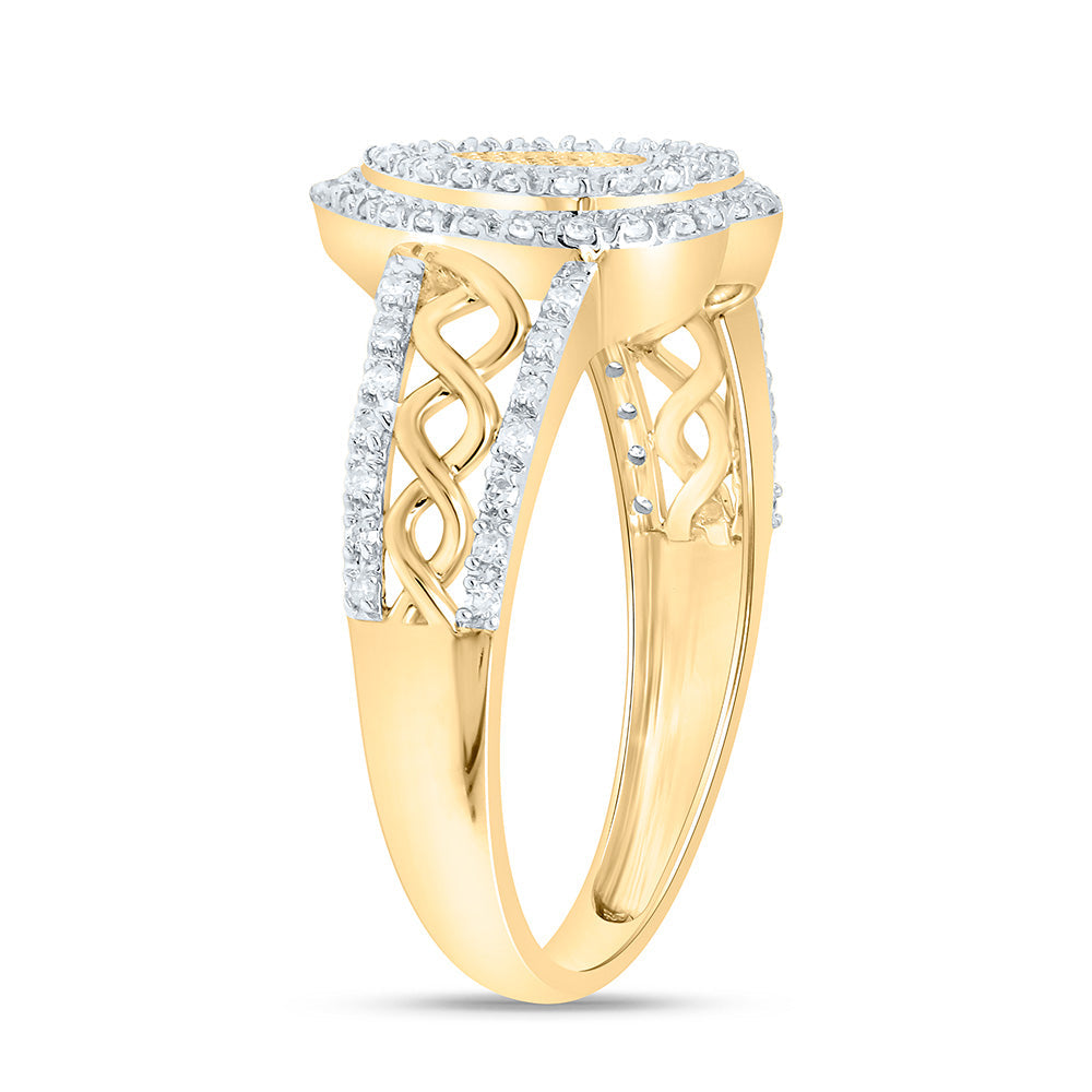 1/5CTW-NAT DIA P1 GIFT HEART RING Daisy Joyeria