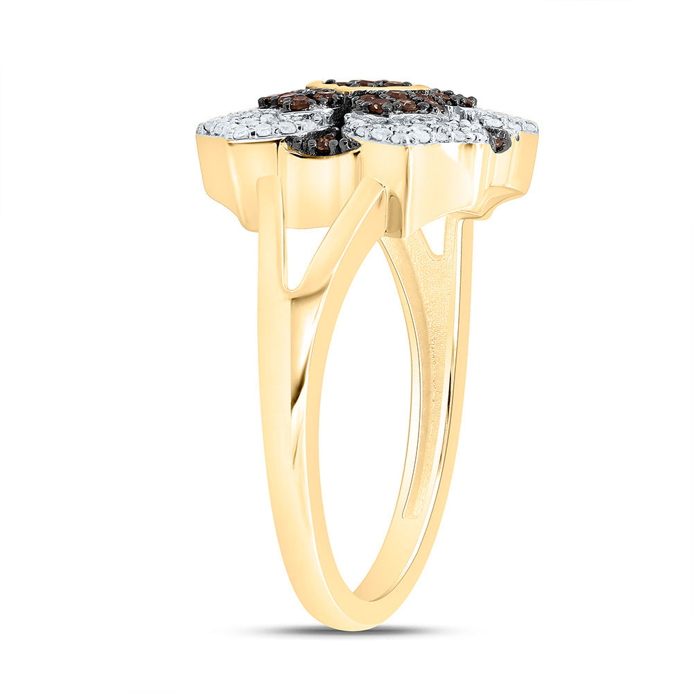 3/8CTW-NAT DIA P1 GIFT COGNAC NATURAL RING Daisy Joyeria