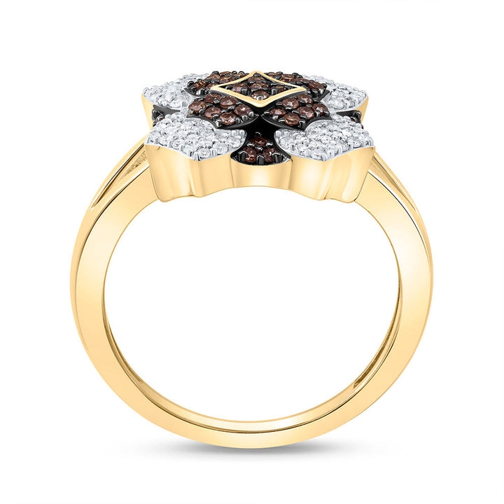 3/8CTW-NAT DIA P1 GIFT COGNAC NATURAL RING Daisy Joyeria