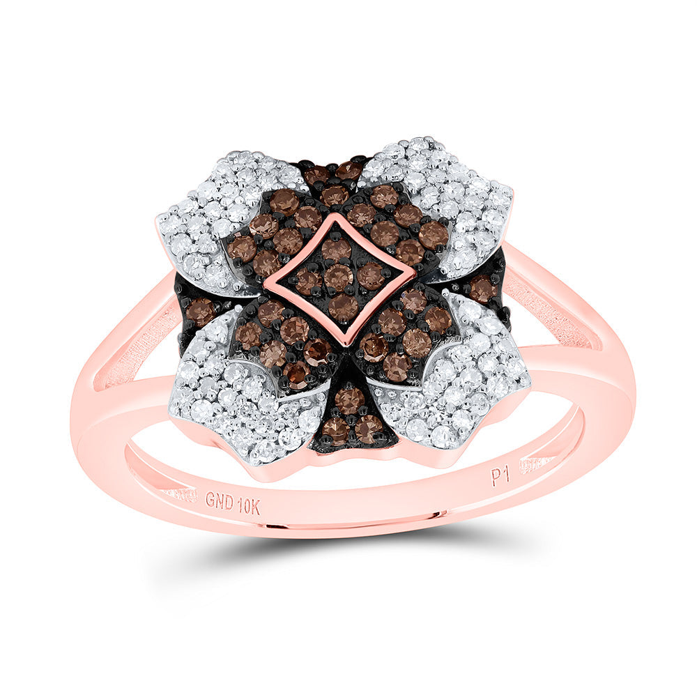 3/8CTW-NAT DIA P1 GIFT COGNAC NATURAL RING Daisy Joyeria
