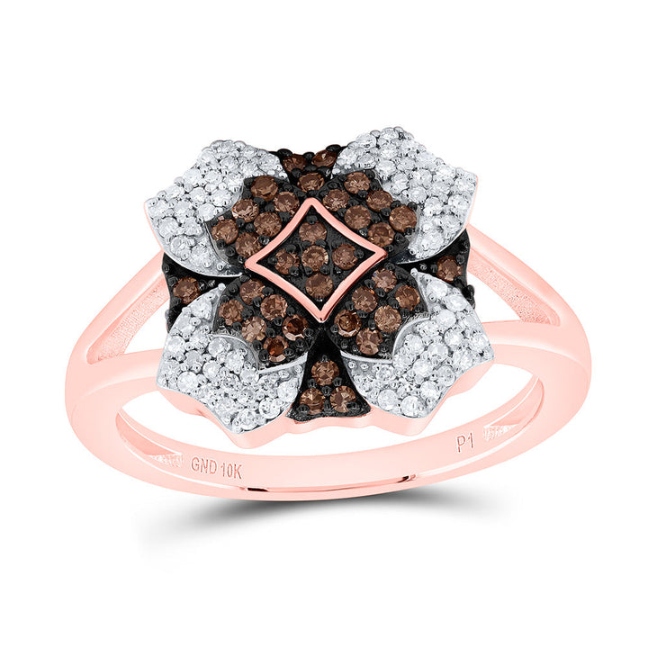 3/8CTW-NAT DIA P1 GIFT COGNAC NATURAL RING Daisy Joyeria