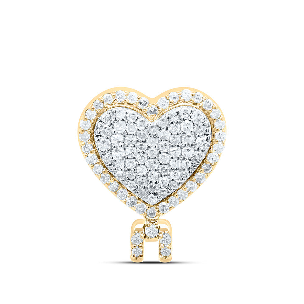 1/4CTW-NAT DIA NK HEART BAIL Daisy Joyeria