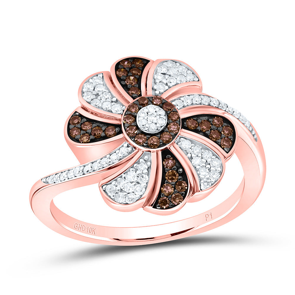 3/8CTW-NAT DIA P1 GIFT COGNAC NATURAL RING Daisy Joyeria