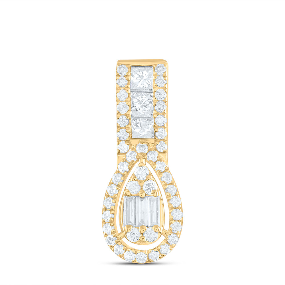 1/3CTW-NAT DIA ANA M FASHION PEAR PENDANT Daisy Joyeria