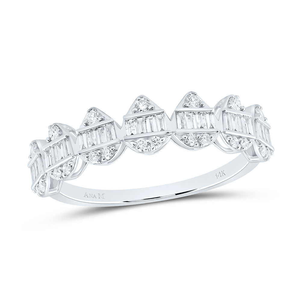 1/2CTW-NAT DIA ANA M FASHION PEAR BAND Daisy Joyeria
