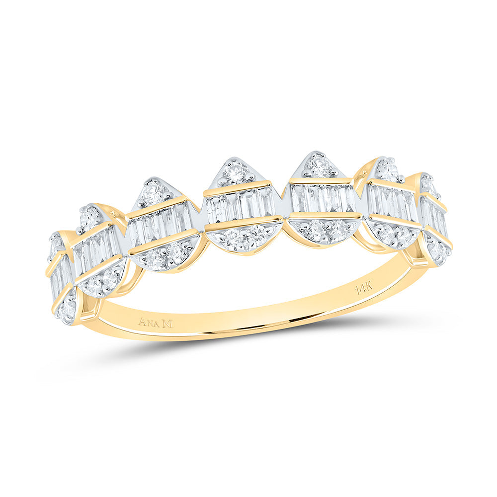 1/2CTW-NAT DIA ANA M FASHION PEAR BAND Daisy Joyeria