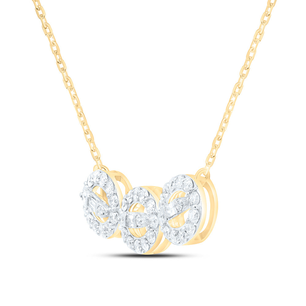 1/4CTW-NAT DIA ANA M FASHION NECKLACE (18 INCH) Daisy Joyeria