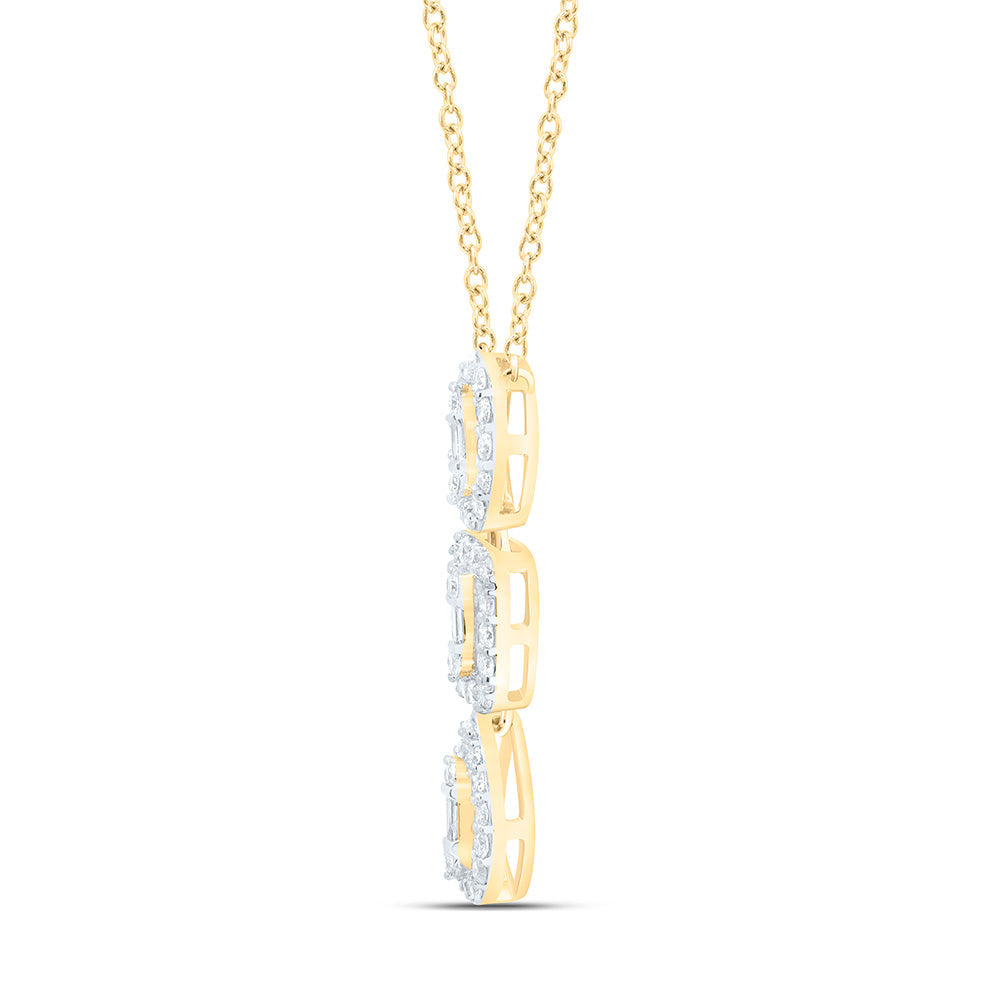 1/4CTW-NAT DIA ANA M FASHION NECKLACE (18 INCH) Daisy Joyeria