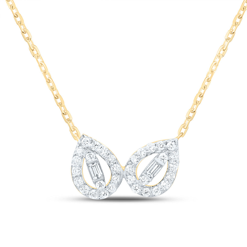 1/5CTW-NAT DIA ANA M FASHION NECKLACE (18 INCH) Daisy Joyeria