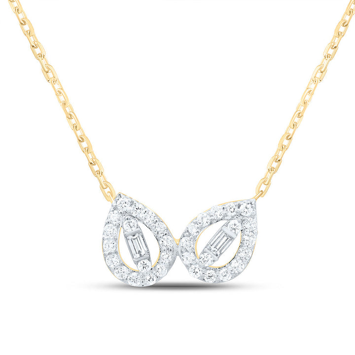 1/5CTW-NAT DIA ANA M FASHION NECKLACE (18 INCH) Daisy Joyeria