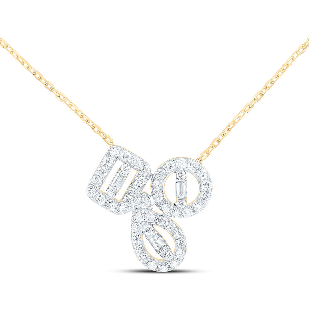 1/3CTW-NAT DIA ANA M FASHION NECKLACE (18 INCH) Daisy Joyeria