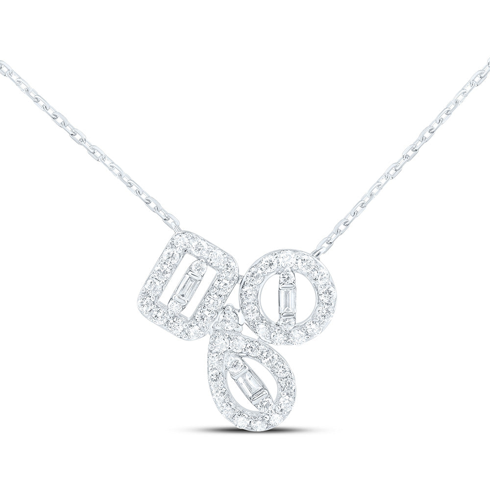 1/3CTW-NAT DIA ANA M FASHION NECKLACE (18 INCH) Daisy Joyeria