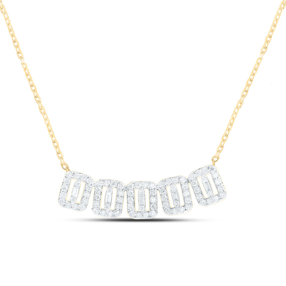 1/2CTW-NAT DIA ANA M FASHION NECKLACE (18 INCH) Daisy Joyeria