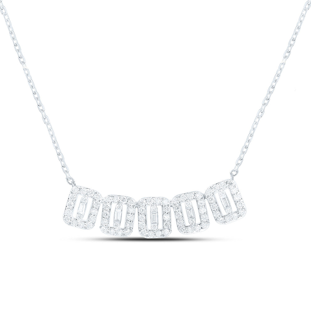1/2CTW-NAT DIA ANA M FASHION NECKLACE (18 INCH) Daisy Joyeria