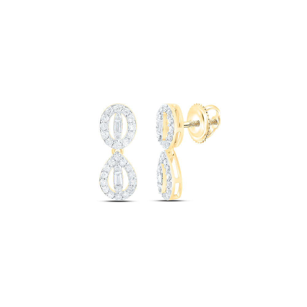 1/3CTW-NAT DIA ANA M FASHION  DANGLING EARRING Daisy Joyeria