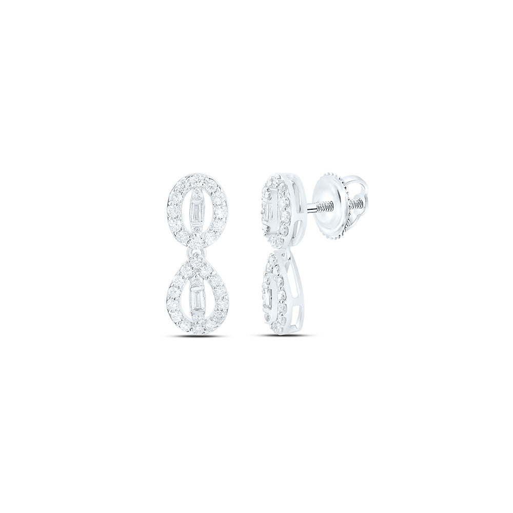 1/3CTW-NAT DIA ANA M FASHION  DANGLING EARRING Daisy Joyeria