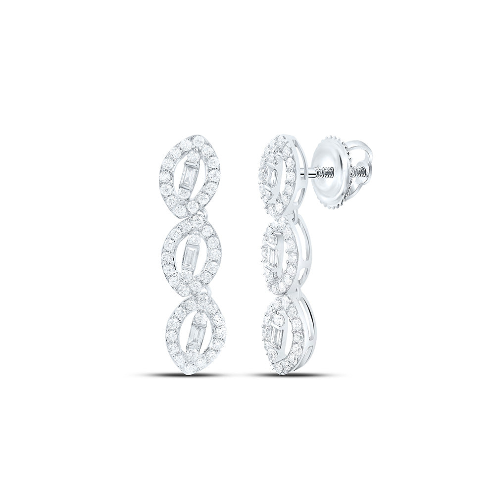 5/8CTW-NAT DIA ANA M FASHION DANGLING EARRING Daisy Joyeria