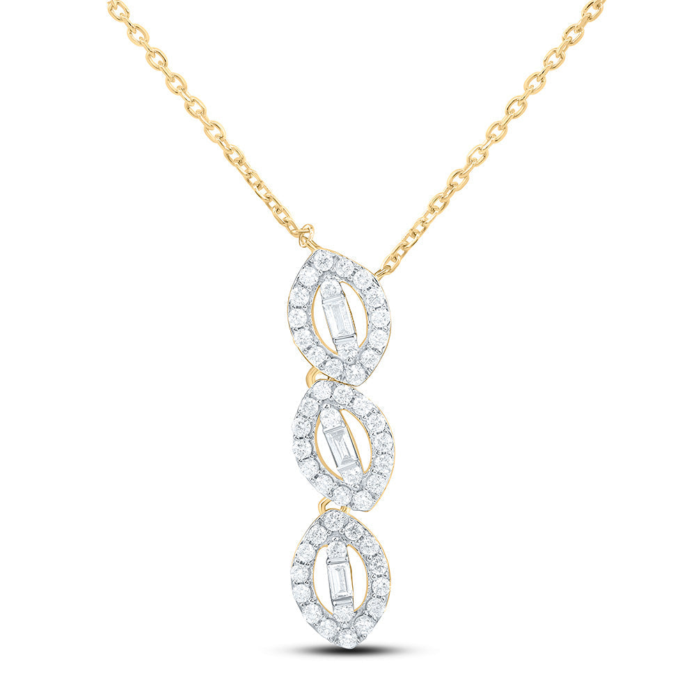 1/3CTW-NAT DIA ANA M FASHION NECKLACE (18 INCH) Daisy Joyeria
