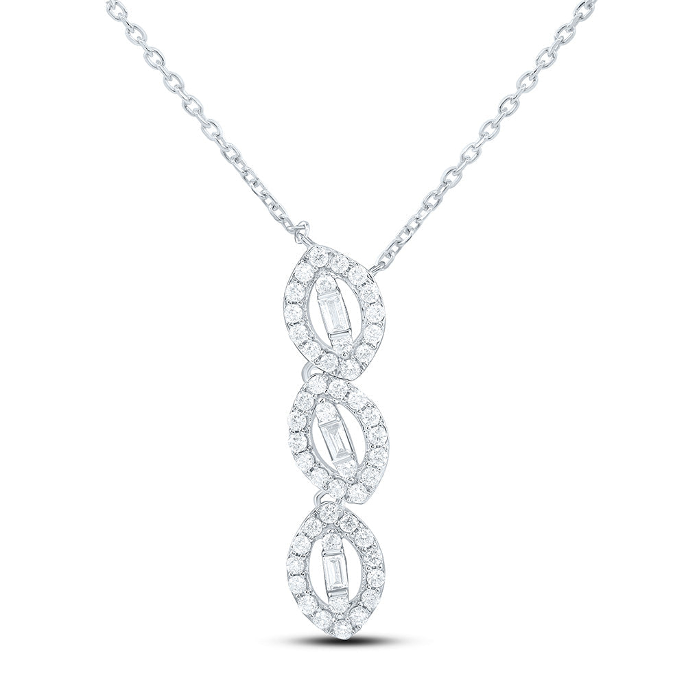 1/3CTW-NAT DIA ANA M FASHION NECKLACE (18 INCH) Daisy Joyeria