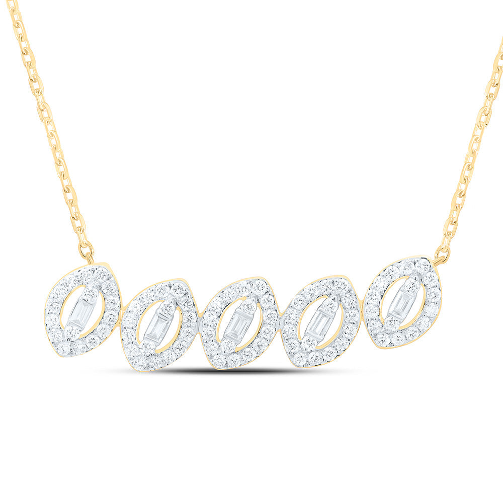 1/2CTW-NAT DIA ANA M FASHION NECKLACE (18 INCH) Daisy Joyeria