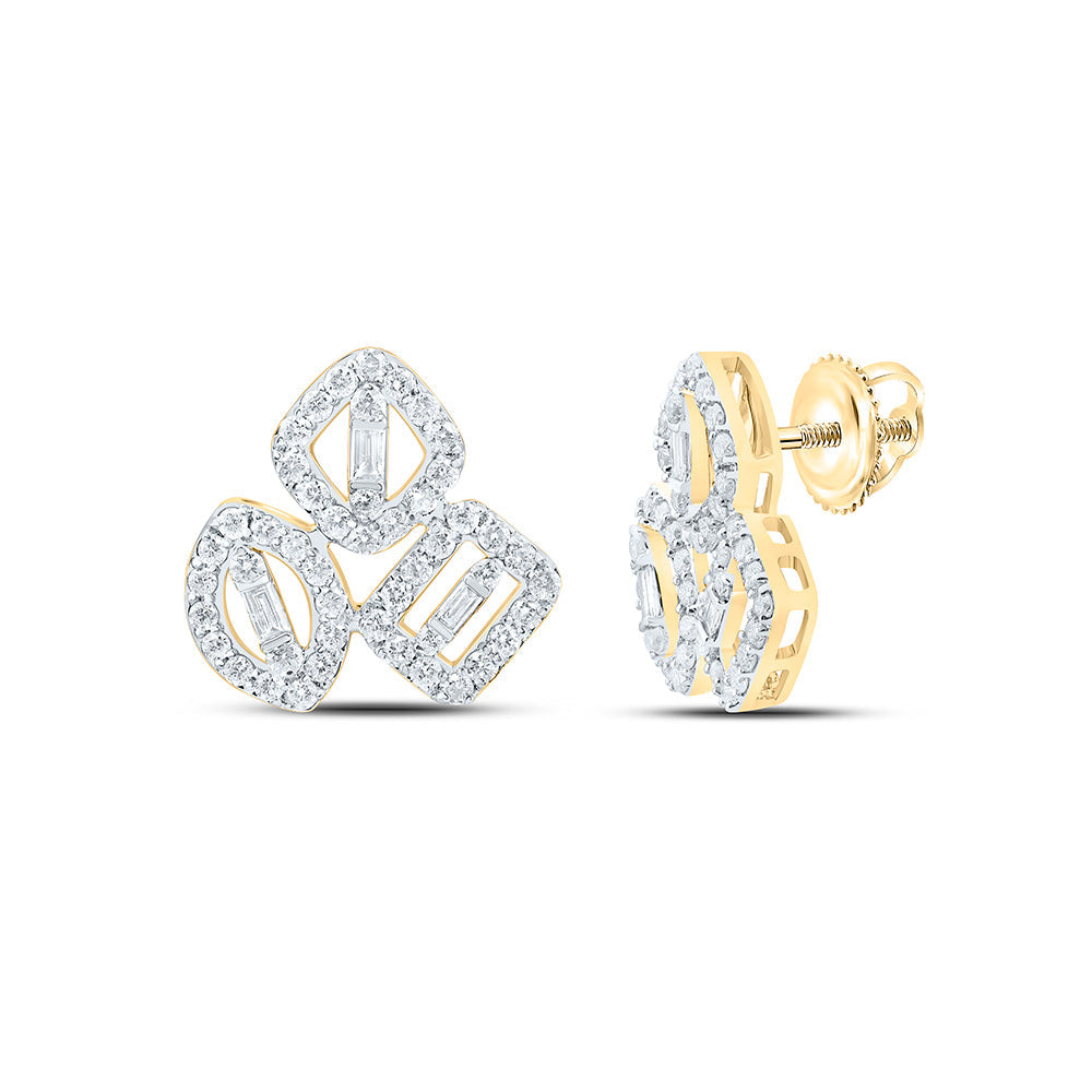 5/8CTW-NAT DIA ANA M FASHION EARRING Daisy Joyeria