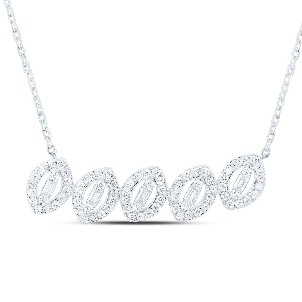 1/2CTW-NAT DIA ANA M FASHION NECKLACE (18 INCH) Daisy Joyeria