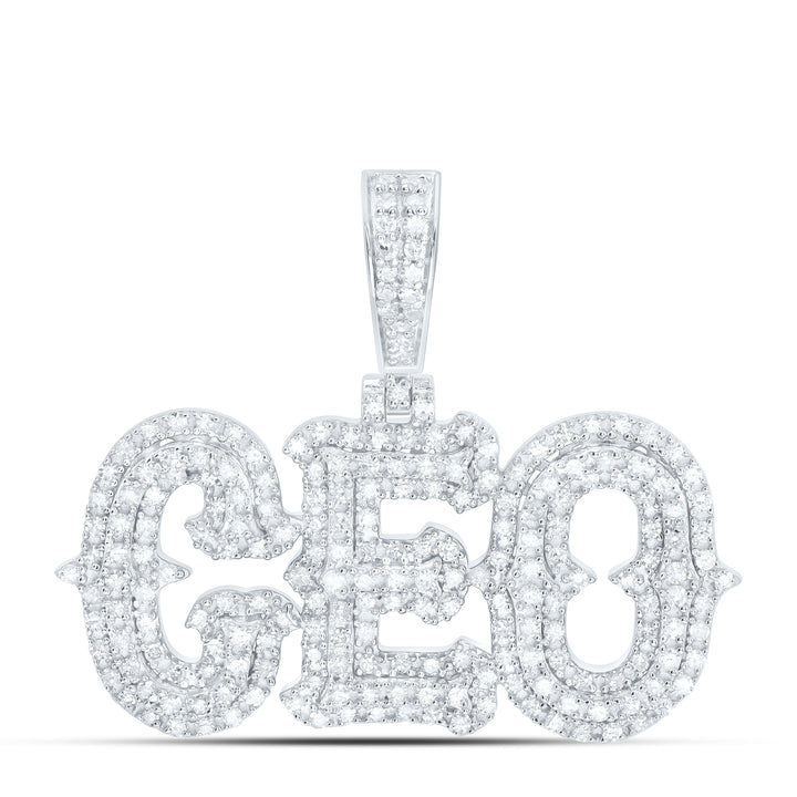 3/4 CTW-NAT DIA P1 "CEO" MENS CHARM Daisy Joyeria