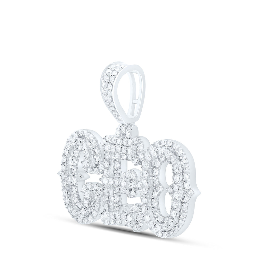 3/4 CTW-NAT DIA P1 "CEO" MENS CHARM Daisy Joyeria