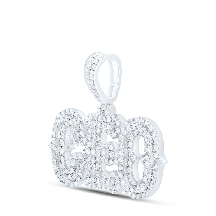 3/4 CTW-NAT DIA P1 "CEO" MENS CHARM Daisy Joyeria