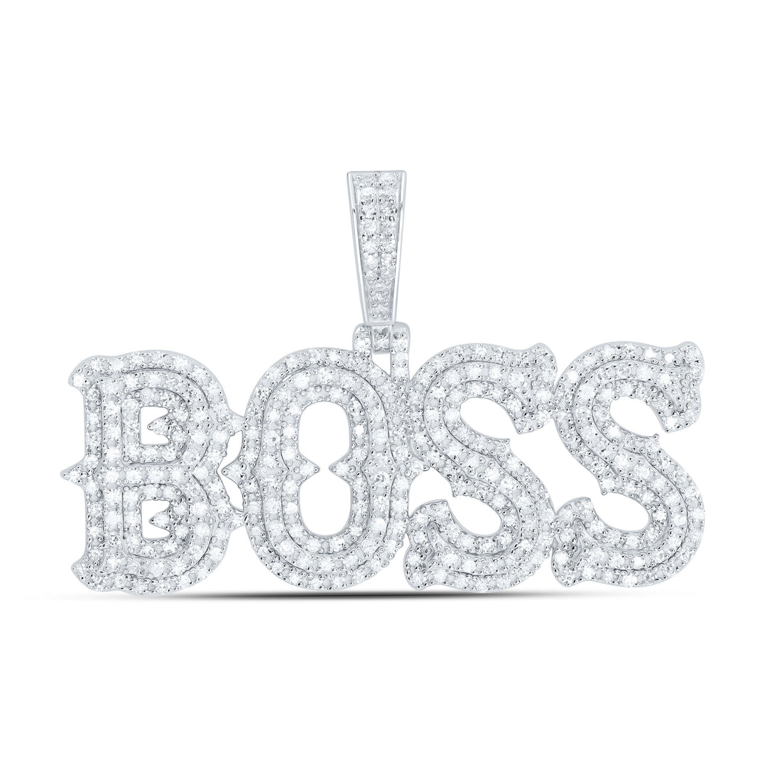 1 CTW-NAT DIA P1 "BOSS" MENS CHARM Daisy Joyeria