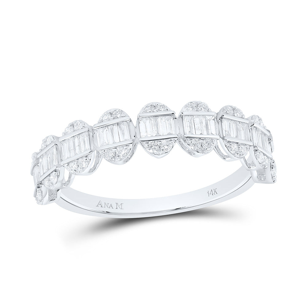 1/2CTW-NAT DIA ANA M FASHION OVAL BAND Daisy Joyeria