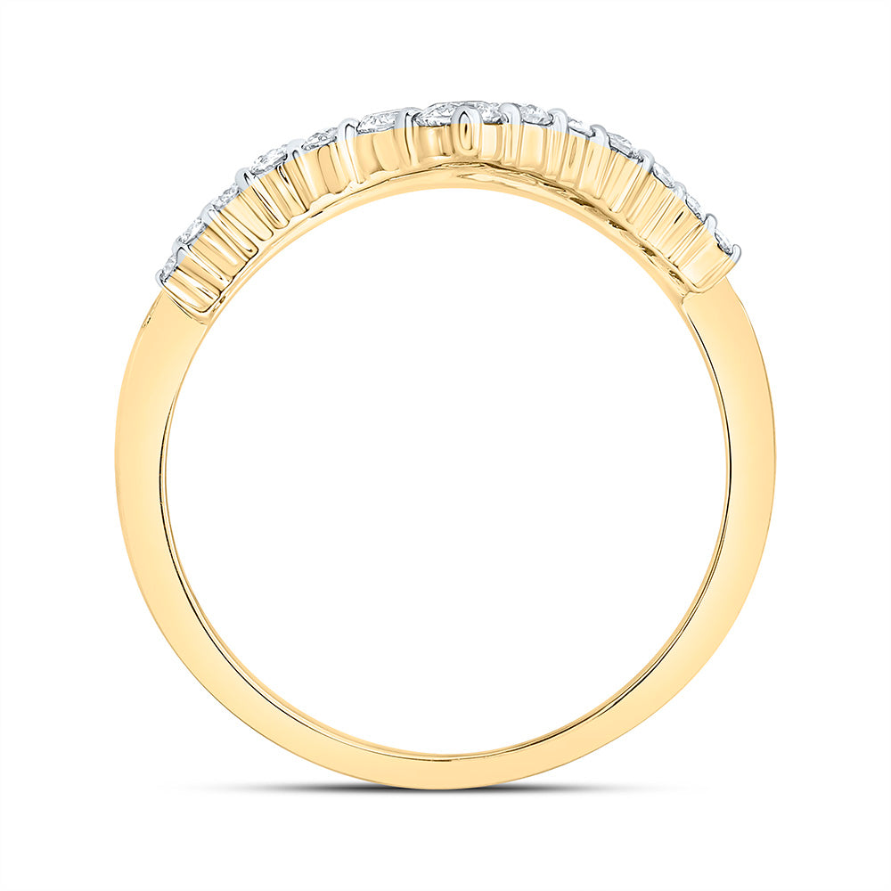 1/2CTW-NAT DIA NK FASHION RING Daisy Joyeria