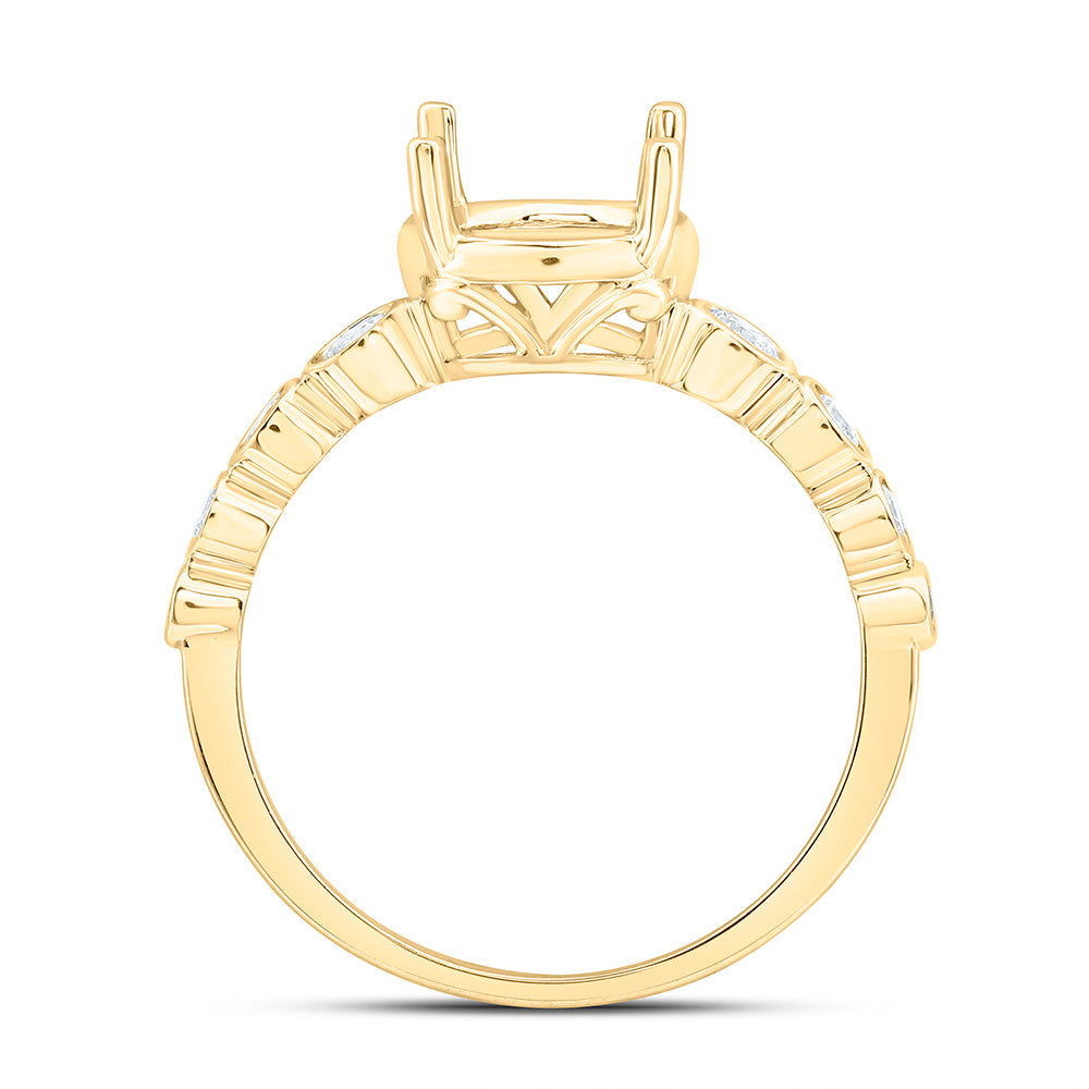 1/3CTW-NAT DIA ANA M 2 CTW-CRD SEMI-MOUNT BRIDAL RING Daisy Joyeria