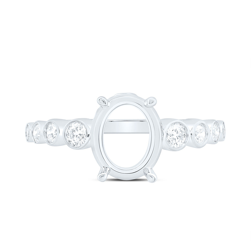 1/3CTW-NAT DIA ANA M 2 CTW-COV SEMI-MOUNT BRIDAL RING Daisy Joyeria