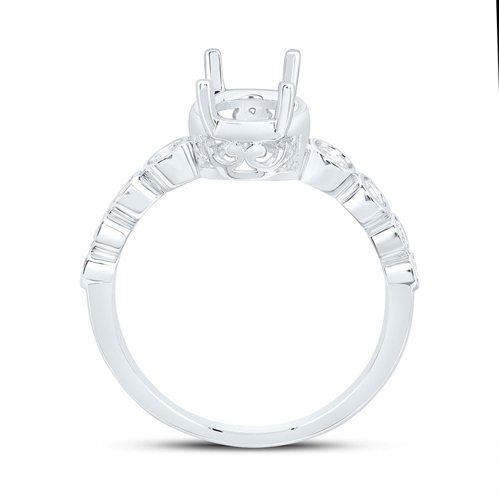 1/3CTW-NAT DIA ANA M 2 CTW-COV SEMI-MOUNT BRIDAL RING Daisy Joyeria
