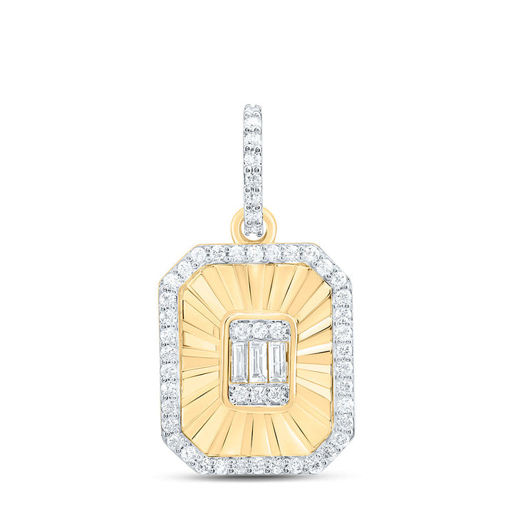 1/3CTW-NAT DIA CN FASHION EMERALD PENDANT Daisy Joyeria