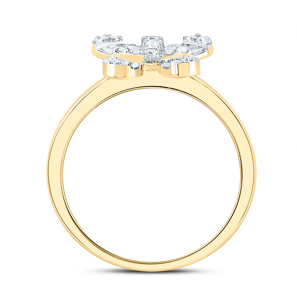 1/3CTW-NAT DIA ANA M FASHION BUTTERFLY RING Daisy Joyeria