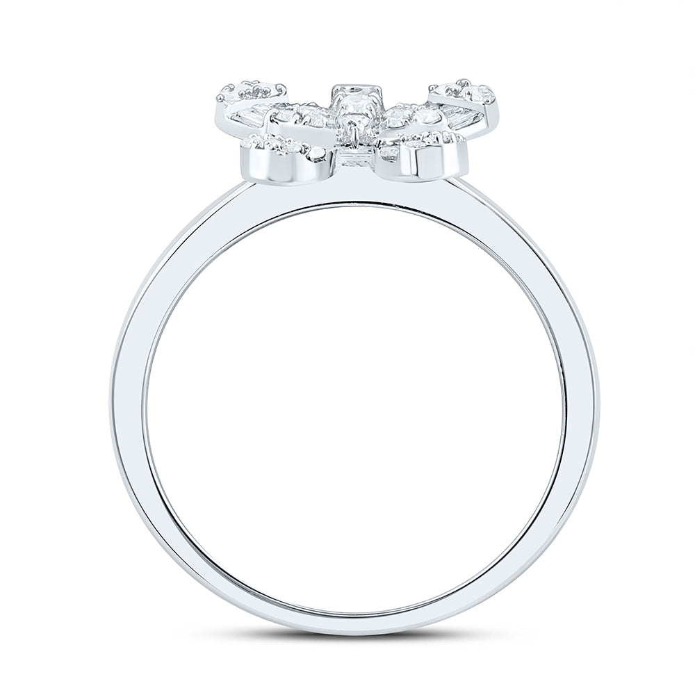 1/3CTW-NAT DIA ANA M FASHION BUTTERFLY RING Daisy Joyeria