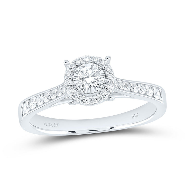 3/8CTW-NAT DIA ANA M FASHION ROUND RING Daisy Joyeria