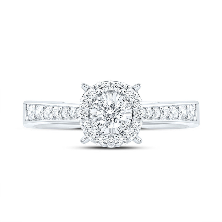 3/8CTW-NAT DIA ANA M FASHION ROUND RING Daisy Joyeria