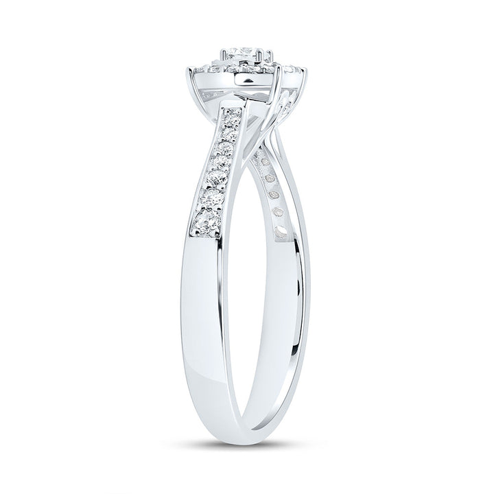 3/8CTW-NAT DIA ANA M FASHION ROUND RING Daisy Joyeria