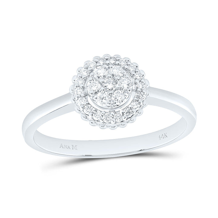 1/4CTW-NAT DIA ANA M FASHION ROUND RING Daisy Joyeria