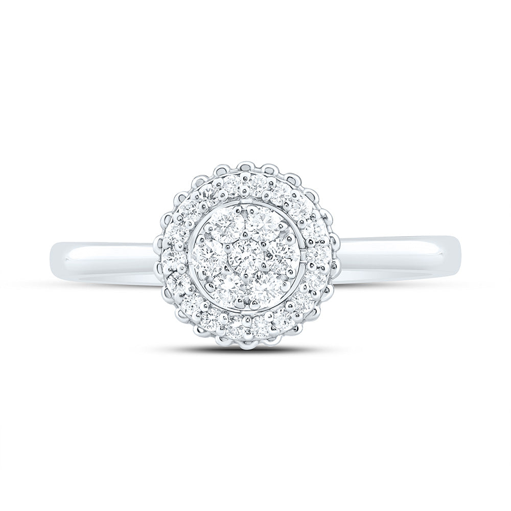 1/4CTW-NAT DIA ANA M FASHION ROUND RING Daisy Joyeria