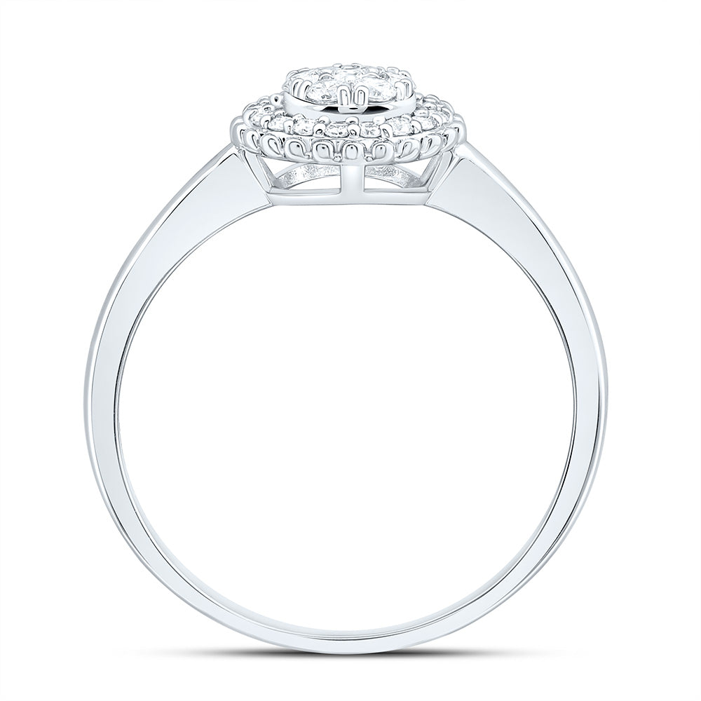 1/4CTW-NAT DIA ANA M FASHION ROUND RING Daisy Joyeria