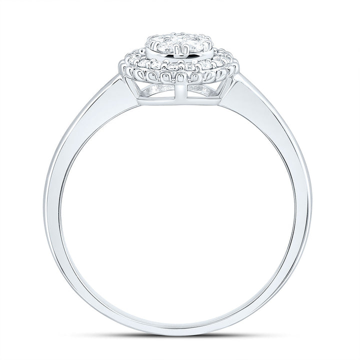 1/4CTW-NAT DIA ANA M FASHION ROUND RING Daisy Joyeria