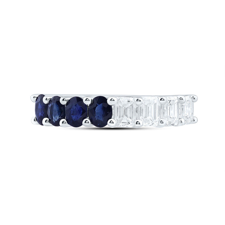 1 CTW-NAT DIA ANA M  3/4CT-OV-BS NAT GEM BAND Daisy Joyeria