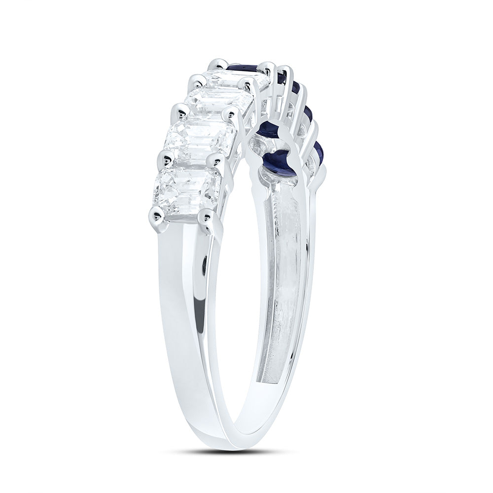 1 CTW-NAT DIA ANA M  3/4CT-OV-BS NAT GEM BAND Daisy Joyeria